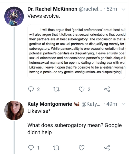 Not having sex with someone because they don't have the right genitals is transphobic. No prizes for guessing who's claiming this