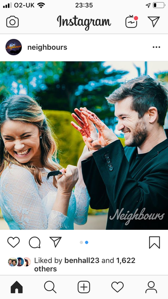 Neighbours.  Dee isn't a mermaid, she's real.  Should she marry Toadie or shall we line up up fro a ring off Mark? Can Finnbea go down the well with all her CD's?