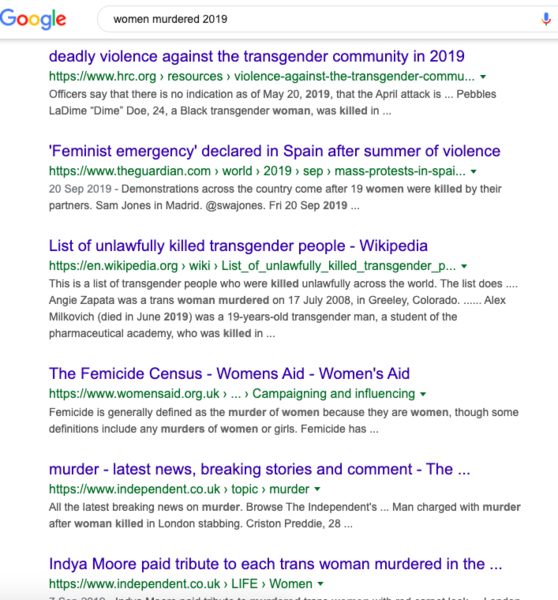 Google these words