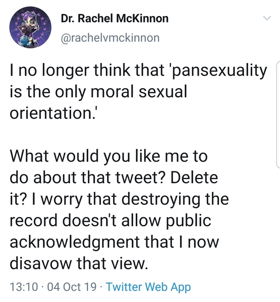 Not having sex with someone because they don't have the right genitals is transphobic. No prizes for guessing who's claiming this