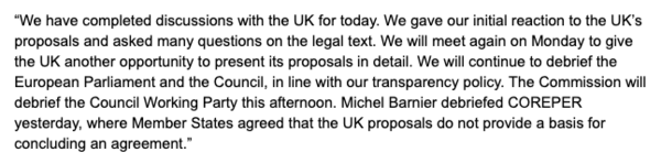 Westminstenders: The Slow No