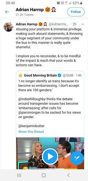 India Willoughby v Woke Bloke