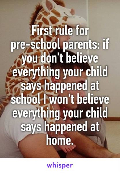 To think some posters will always say the school / teacher is not being unreasonable