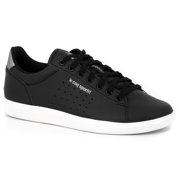 Black leather trainers to wear with opaques