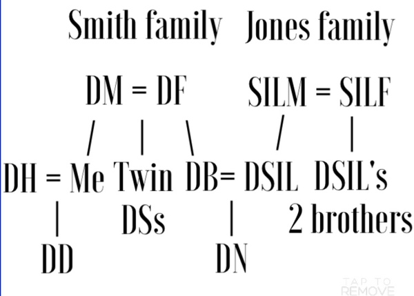 To tell DB that we don't want to go on holiday with DSIL's parents