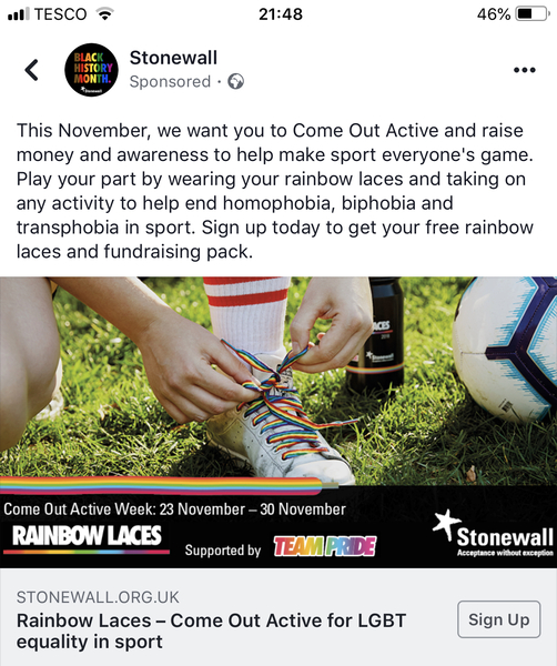 Stonewalls latest on sport