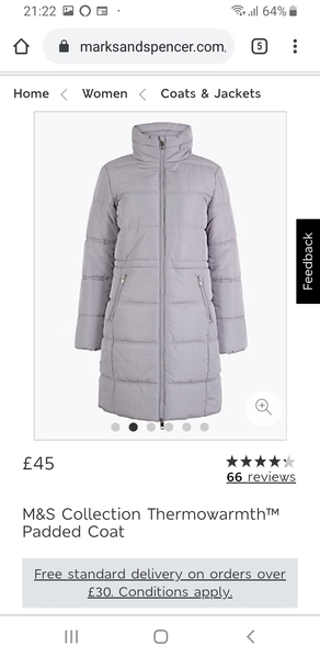 Hidden hood padded coat