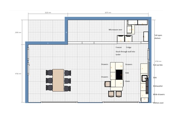 Anyone want to have a look at my kitchen plan?