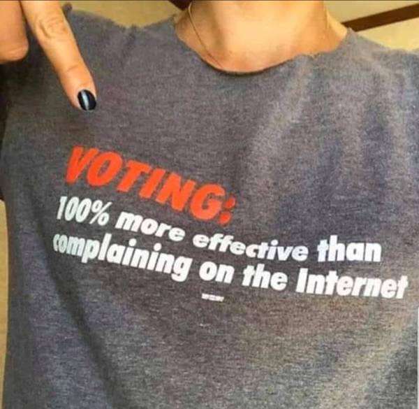 To remind you all to register to vote...