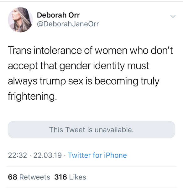 RIP Deborah Orr