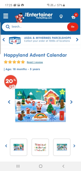 Toy Advent calendar for 2-3 year olds