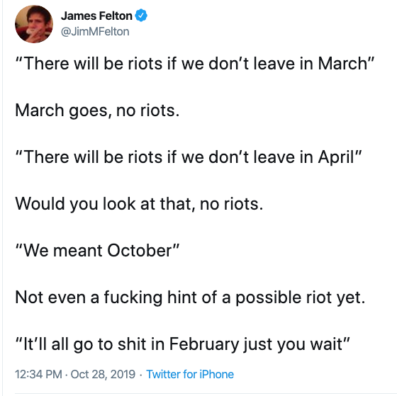 Westministenders: The weasel DIDN'T die in a ditch