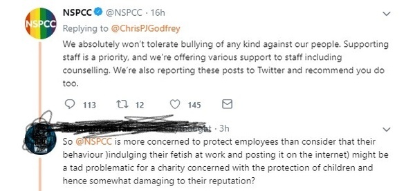 Sacked by the NSPCC on 12th August,