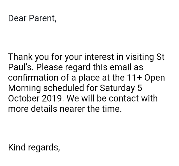 7+ exams for Westminster, King's and St. Pauls