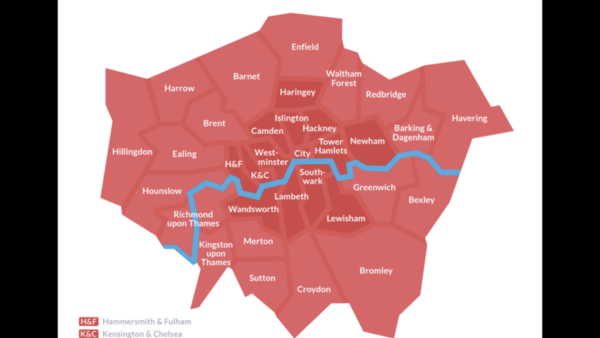 To be annoyed at people who live in a London Borough but insist they don't (i.e Im in Surrey, Kent etc)