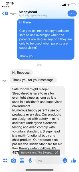 Falling asleep with newborn