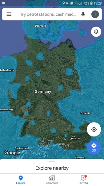 Am I having a glitch or does Germany and Austria not have much covered by Google street view?
