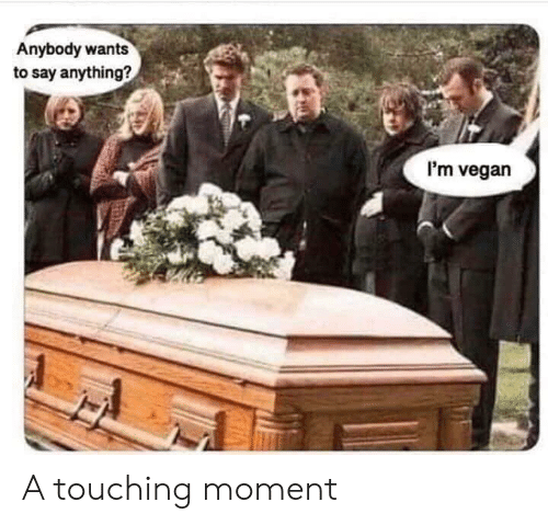 I’m so fed up with all this vegan wankery