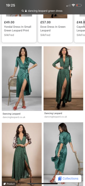 Green Leopard Print Dress [Contains GBBO SPOILERS - Edited by MNHQ]