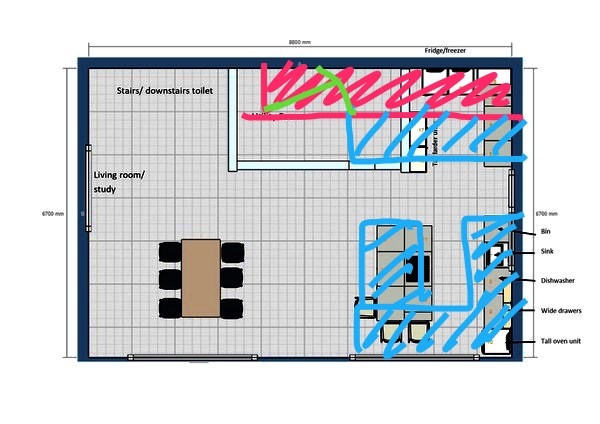 Anyone want to have a look at my kitchen plan?