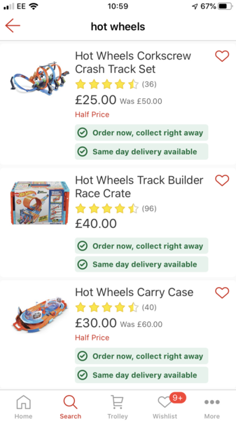 Any hot wheels bargains around?