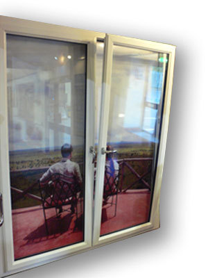 To have french doors but no window in a kitchen