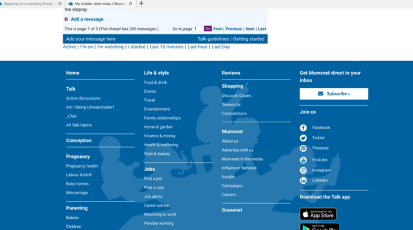 Replying on a trending thread