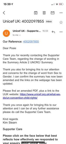 Unicef have corrected their UNCRC Summary!