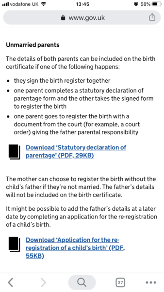 Won't be a dad