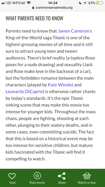 How old for dc to watch these movies?
