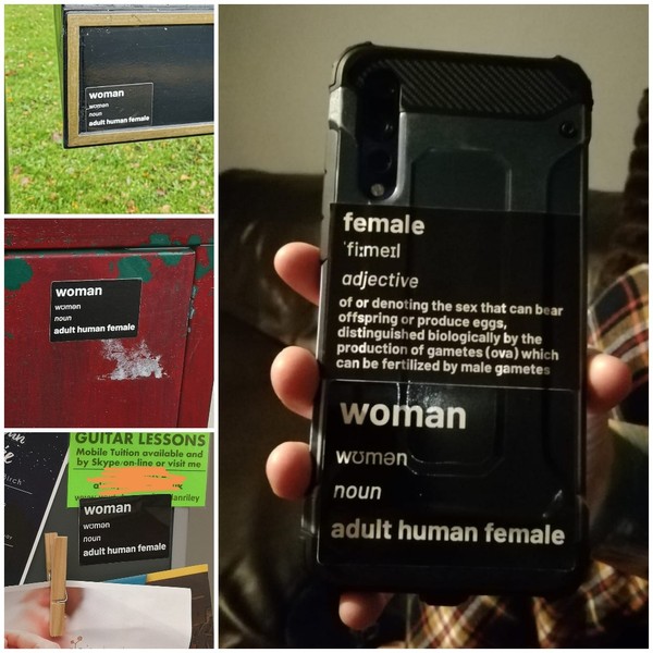 Stickerwoman strikes again - Oxford