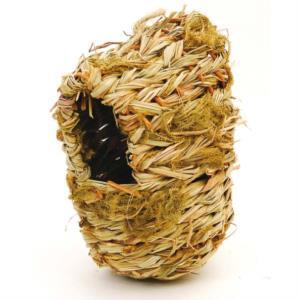 Straw bird houses for gerbils?