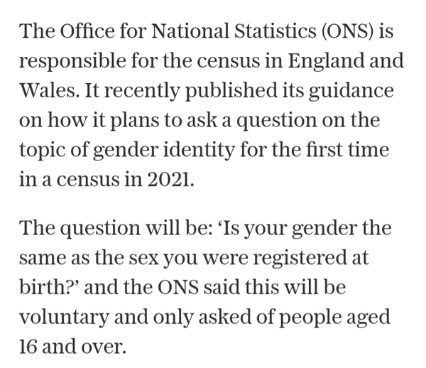 Trans people will be able to choose their gender for next census after bill passes final stage
