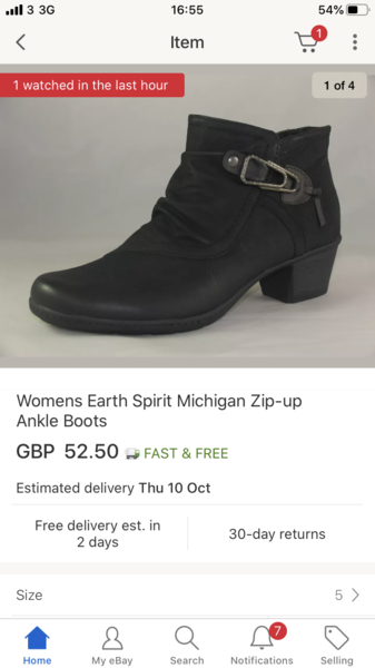 Would you risk buying a pair of shoes where one has faded?