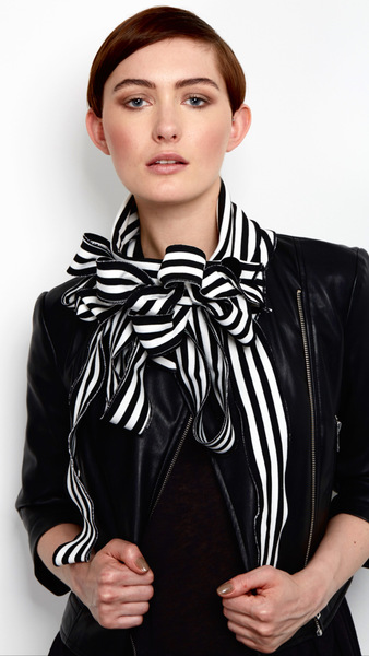 There’s nothing as frumpy as indoor scarves