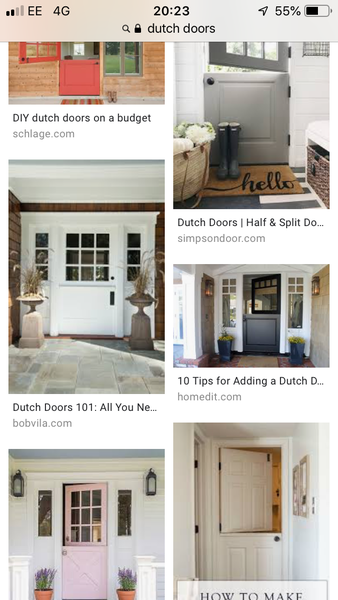 To have french doors but no window in a kitchen