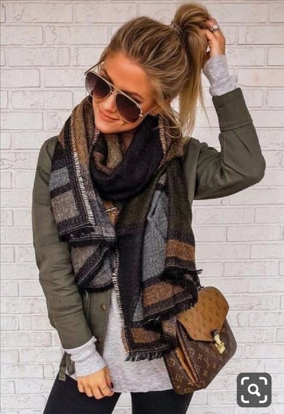 There’s nothing as frumpy as indoor scarves