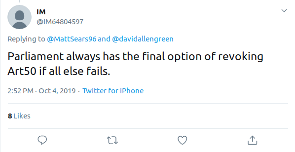 Westminstenders: The Slow No