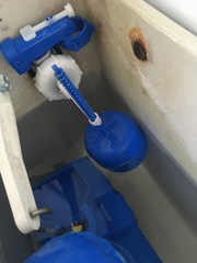 cistern overfilling intermittently