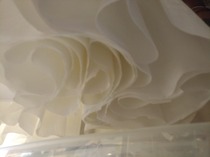 I am exhibiting at a Wedding Fair on Sunday & 2 weeks ago DD challenged me to make a wedding dress