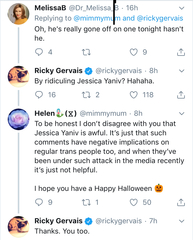 Ballsy Ricky Gervais takes aim at Yaniv