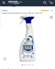 To ask what you use to clean your shower glass with?