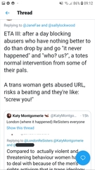 Astonishing thread from Jane Fae, Darvo at its finest.