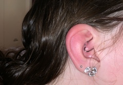 For those with experience of piercings - Does this look normal