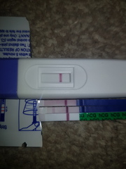 Faint line?