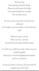 Reading for funeral