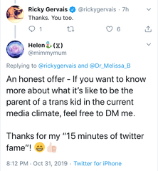 Ballsy Ricky Gervais takes aim at Yaniv