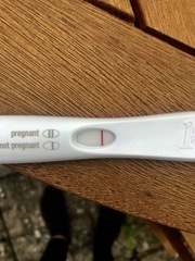 Faint line...? 14+ dpo.. 3 day period, surely it’s not even possible?!