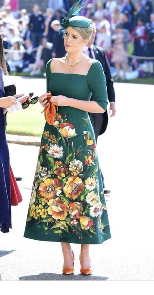 Looking for a green dress like Kitty Spencer's