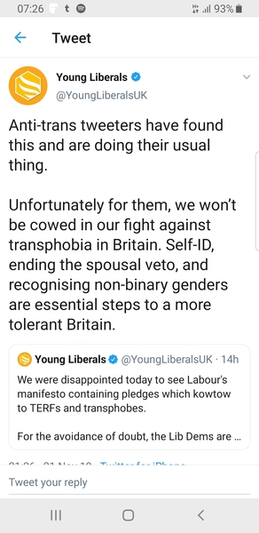 Lib Dems actively deterring GC women